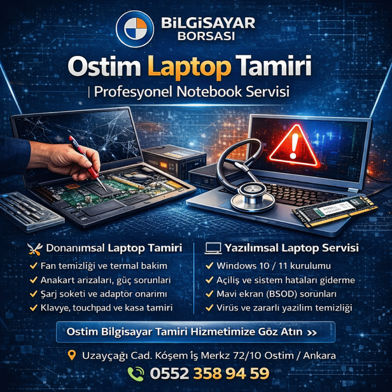 Ostim Laptop Tamiri