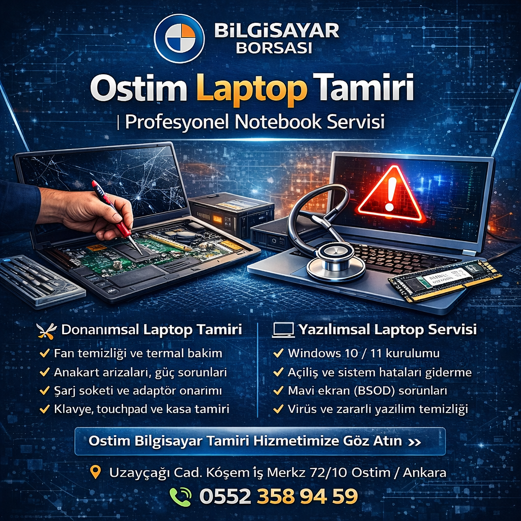 Ostim Laptop Tamiri